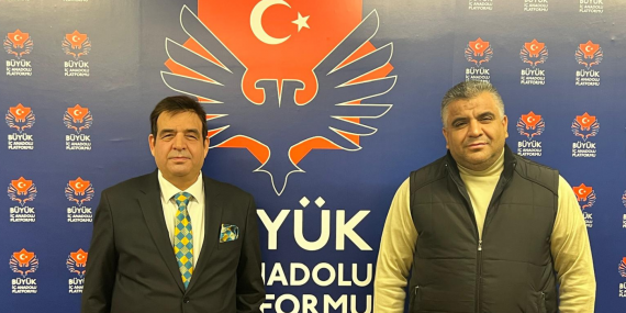 Aksaray Federasyon Başkanı Davut Akkurt, Büyük İç Anadolu Platformu Genel Merkezinde